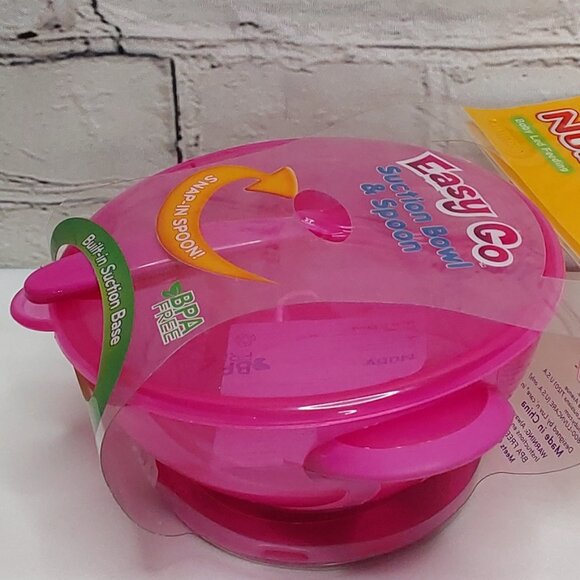 NUBY 'EASY GO SUCTION BOWL, SPOON & STORAGE TOP' - Picture 6 of 16